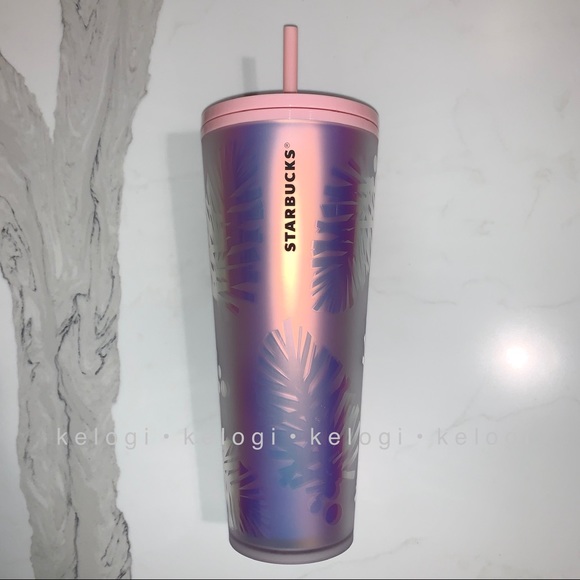 🌸LAST ONE🌸 Starbucks Iridescent Pink Pine Cup - Picture 6 of 9